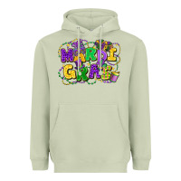 Matcha mardi gras Heavyweight Hoodie - FaDigitalArtStudio