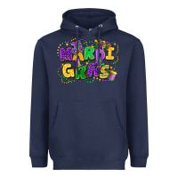Navy mardi gras Heavyweight Hoodie - FaDigitalArtStudio