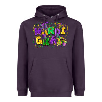 Plum mardi gras Heavyweight Hoodie - FaDigitalArtStudio