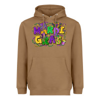 Toasted Coconut mardi gras Heavyweight Hoodie - FaDigitalArtStudio