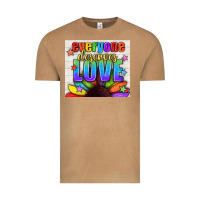 Vintage Camel Everyone Deserves Love Pride LGBTQ+ Tumbler Vintage Tee - BundleAndBundleShop