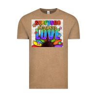 Vintage Coffee Everyone Deserves Love Pride LGBTQ+ Tumbler Vintage Tee - BundleAndBundleShop
