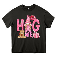 Asphalt hug me with gnome Heavy Core Tee - NancyCooperArtShop