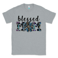 Heather Grey blessed mom Classic Tee - SublimationCraftShop