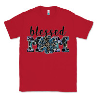 Red blessed mom Classic Tee - SublimationCraftShop