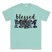 Seafoam blessed mom Classic Tee - SublimationCraftShop