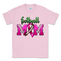 Bubblegum Pink Football Mom Breast Cancer Classic Tee - BundleAndBundleShop