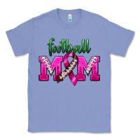 Colony Blue Football Mom Breast Cancer Classic Tee - BundleAndBundleShop