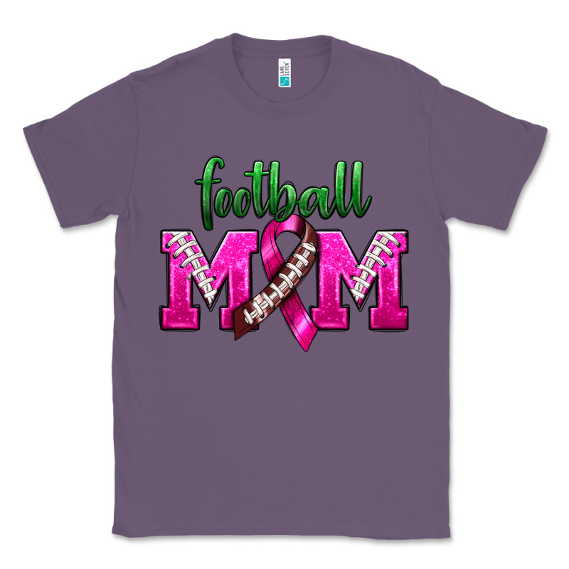 Football Mom Breast Cancer Classic Tee by BundleAndBundleShop | Teevron