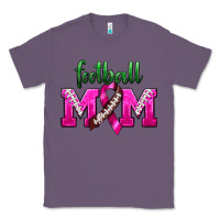 Lavender Football Mom Breast Cancer Classic Tee - BundleAndBundleShop