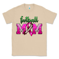 Mushroom Football Mom Breast Cancer Classic Tee - BundleAndBundleShop