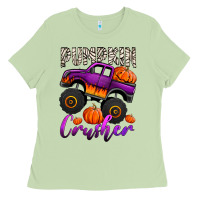 Matcha pumpkin crusher monster truck Ladies Tee - Jasminsmagicworld