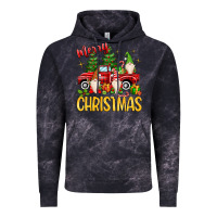 Cloud Black merry christmas gnomes truck Vintage Hoodie - MaliasSmallBusiness
