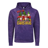 Cloud Purple merry christmas gnomes truck Vintage Hoodie - MaliasSmallBusiness