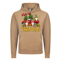 Vintage Coffee merry christmas gnomes truck Vintage Hoodie - MaliasSmallBusiness
