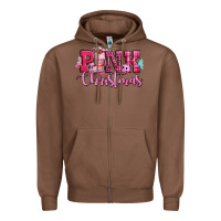 Chestnut pink christmas Zipper Hoodie - CowGirlArtShop