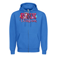 True Royal pink christmas Zipper Hoodie - CowGirlArtShop