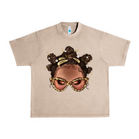 French Oak Afro Bantu Knots Hairstyles Messy Bun With Clasp Bbs  2 Urban Heavy Tee - BundleAndBundleShop