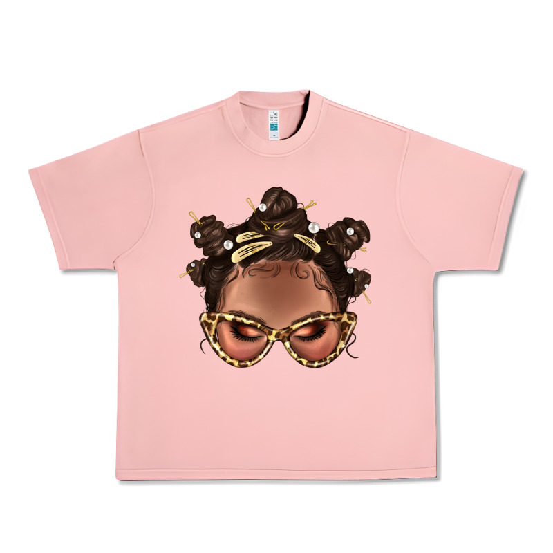 Afro Bantu Knots Hairstyles Messy Bun With Clasp Bbs  2 Urban Heavy Tee by BundleAndBundleShop | Teevron