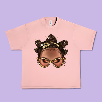 Afro Bantu Knots Hairstyles Messy Bun With Clasp Bbs  2 Urban Heavy Tee Designed By Bundleandbundleshop