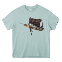 Arona Atlantic Sailfish Illustrations Heavy Core Tee - LillyAllenDesigns