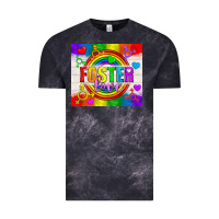 Cloud Black Foster Love LGBTQ+ Tumbler Vintage Tee - BundleAndBundleShop