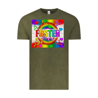 Vintage Olive Foster Love LGBTQ+ Tumbler Vintage Tee - BundleAndBundleShop