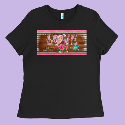 Western Nurse Love  Caduceus And Arrow License Plate Template Ladies Tee Designed By Barkaloodesign