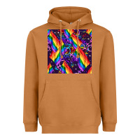 Meerkat lgbt flag seamless pattern Heavyweight Hoodie - FaDigitalArtStudio