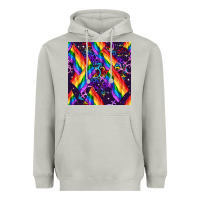 Moon Dust lgbt flag seamless pattern Heavyweight Hoodie - FaDigitalArtStudio