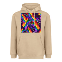 Mushroom lgbt flag seamless pattern Heavyweight Hoodie - FaDigitalArtStudio