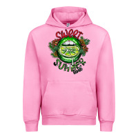 Fuchsia Pink summer time Urban Hoodie - CowhideDigitalArt
