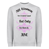 Heather Grey all women are created equal but only the smartest are born in july bla Heavyweight Sweatshirt - Bettercallsaul