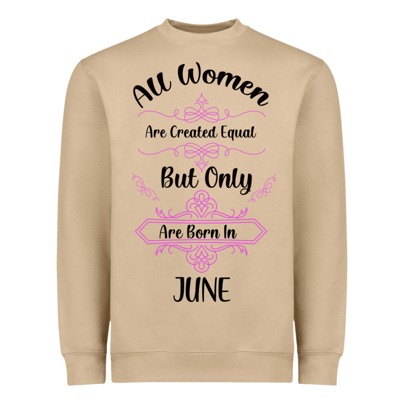 All Women Are Created Equal But Only The Smartest Are Born In July Bla Heavyweight Sweatshirt by Bettercallsaul | Teevron