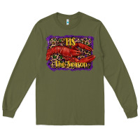 Army Green mardi gras this the season lobster Long Sleeve Tee - RanaPortraitStore