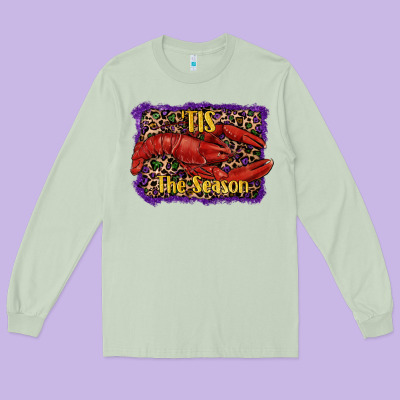 Mardi Gras This The Season Lobster Long Sleeve Tee Designed By Ranaportraitstore