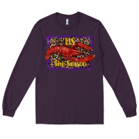 Plum mardi gras this the season lobster Long Sleeve Tee - RanaPortraitStore