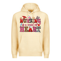 Pina Colada nursing is a work of heart Premium Hoodie - OliviaCreatesArt
