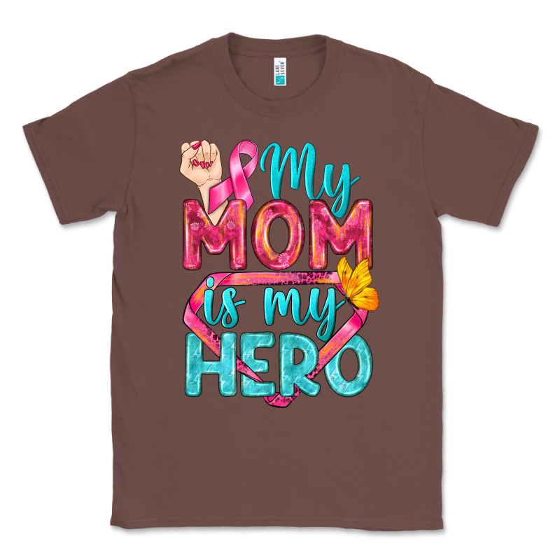 My Mom Is My Hero Breast Cancer Classic Tee by BundleAndBundleShop | Teevron
