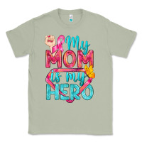 Matcha My Mom Is My Hero Breast Cancer Classic Tee - BundleAndBundleShop