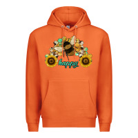 Carrot bee happy honey comb Premium Hoodie - JahusDesignShop