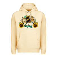 Pina Colada bee happy honey comb Premium Hoodie - JahusDesignShop