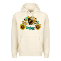 Tofu bee happy honey comb Premium Hoodie - JahusDesignShop