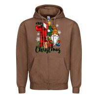 Chestnut my first christmas gnome Zipper Hoodie - CowGirlArtShop