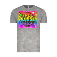 Cloud Rock Free Nurse Hugs LGBTQ+ Tumbler Vintage Tee - BundleAndBundleShop