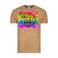 Vintage Camel Free Nurse Hugs LGBTQ+ Tumbler Vintage Tee - BundleAndBundleShop