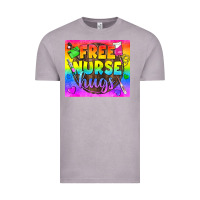 Vintage Zinc Free Nurse Hugs LGBTQ+ Tumbler Vintage Tee - BundleAndBundleShop