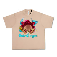 Burro Afro Bantu Knots Red Hairdresser With Leopard Glasses Bbs Urban Heavy Tee - BundleAndBundleShop
