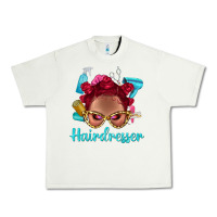 Pistachio Afro Bantu Knots Red Hairdresser With Leopard Glasses Bbs Urban Heavy Tee - BundleAndBundleShop