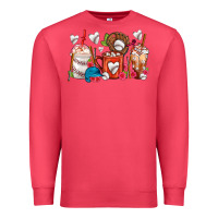 Cardinal Baseball Coffee Cups Premium Sweatshirt - FaDigitalArtStudio